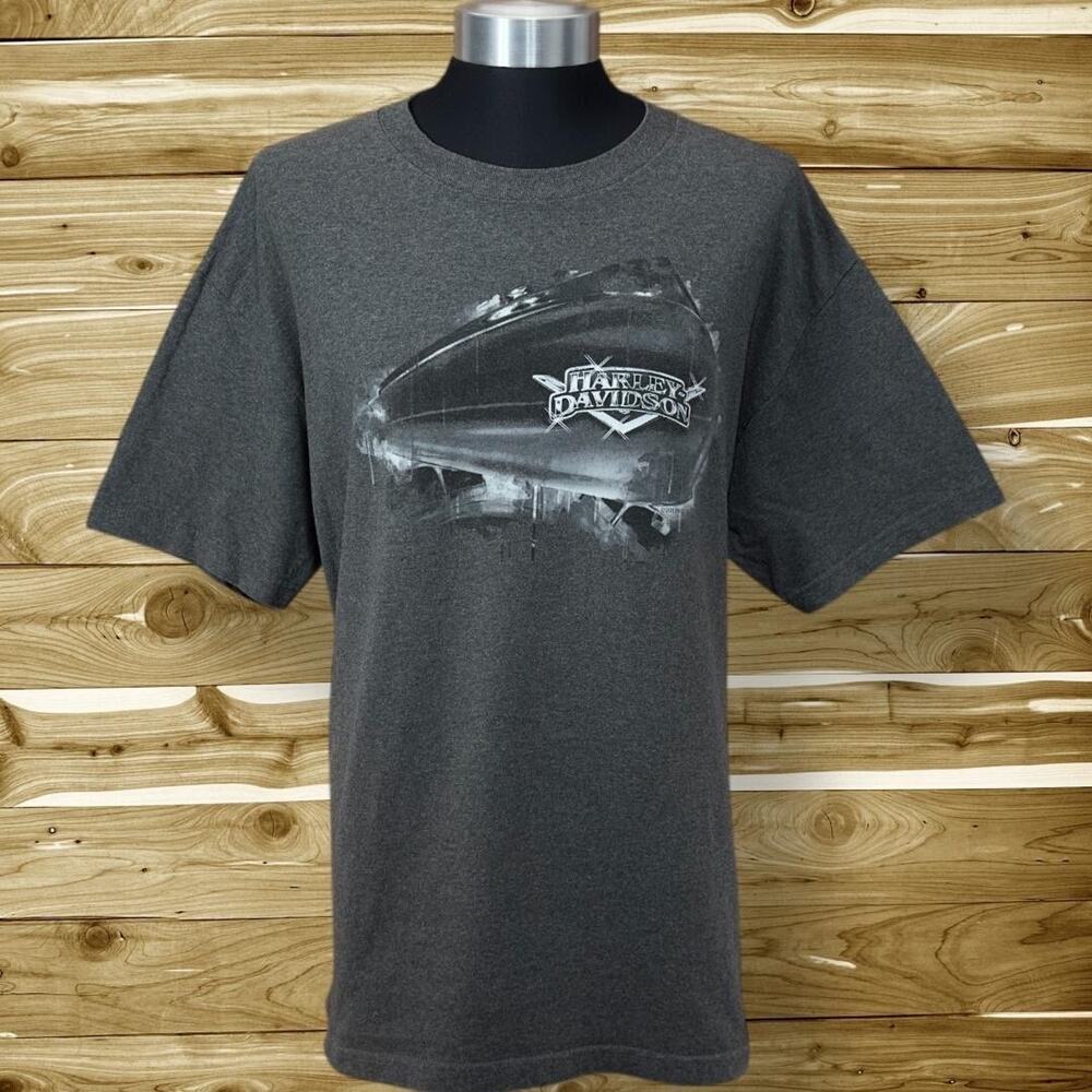 Harley Davidson Cancun Mexico Skull Graphic T-Shirt Gray size Motorcycle XL